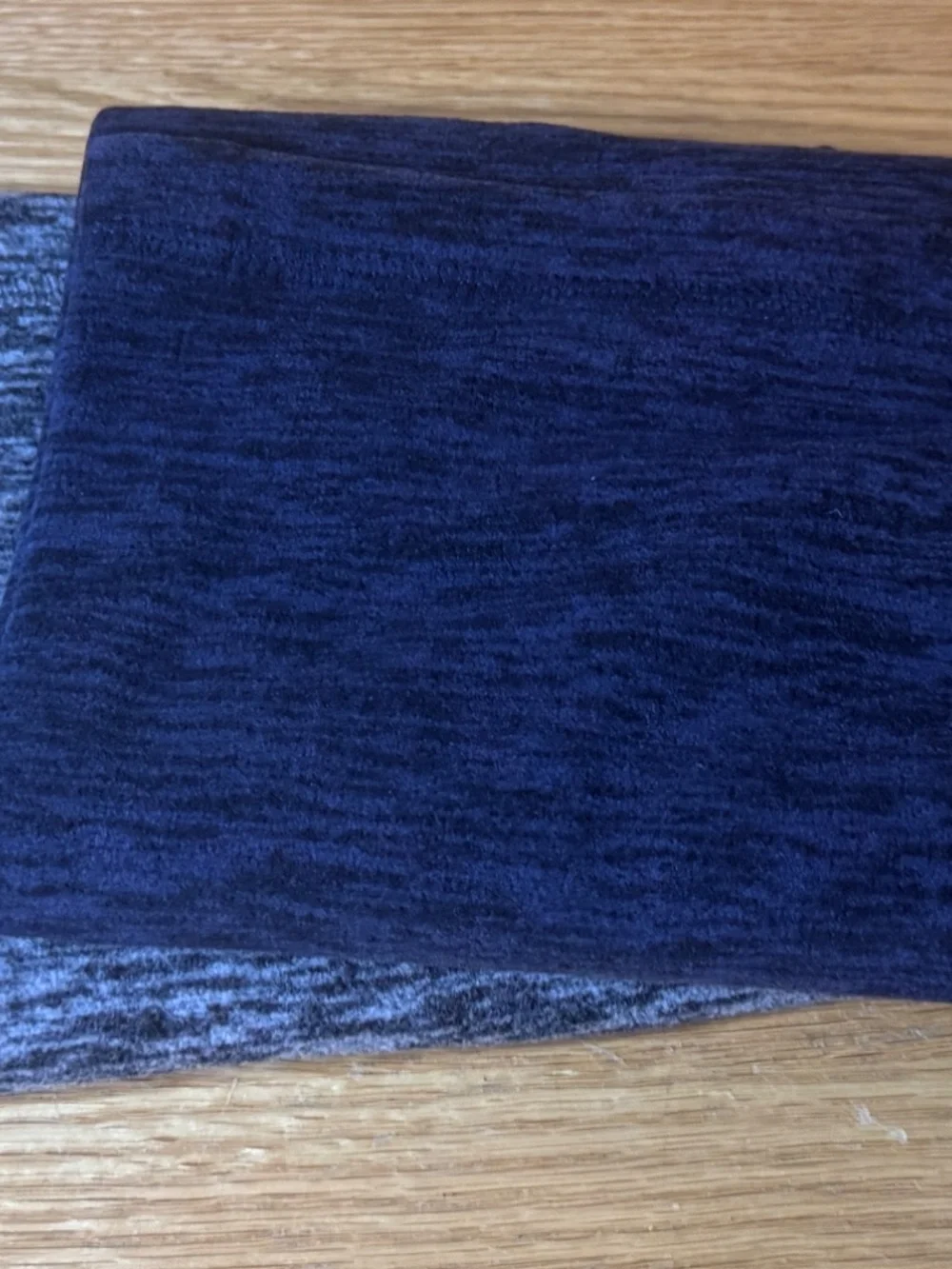New Men's Set of 2 Neck Warmers Gray / Blue 17.5 X 10 Inch Winter Fleece Warm